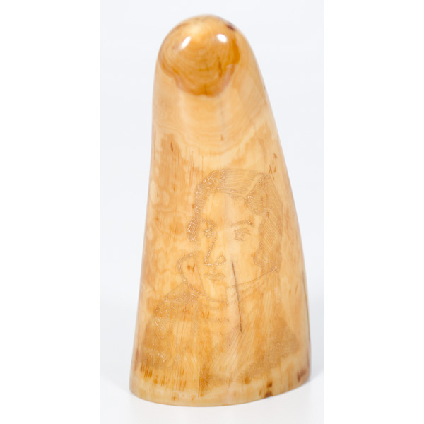 Scrimshaw Tooth Featuring Young