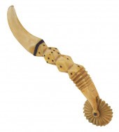 SCRIMSHAW WHALE IVORY PIE CRIM