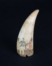 SCRIMSHAWED AND POLYCHROMED AN