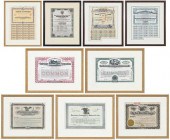SCRIPOPHILY GROUP: NINE STOCK