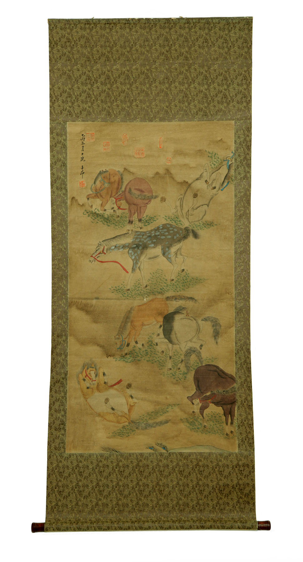 SCROLL.  Asia  20th century. Hand