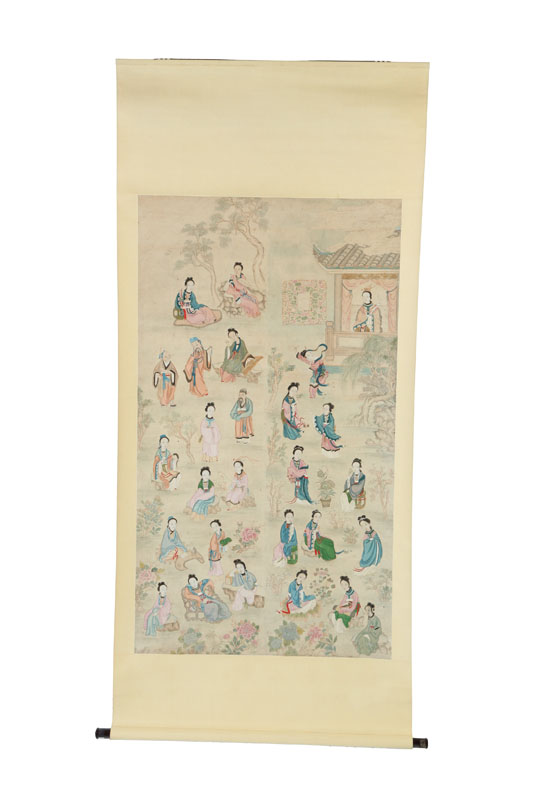 SCROLL.  Asian  19th century 