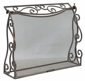 SCROLLED WROUGHT IRON HINGED M
