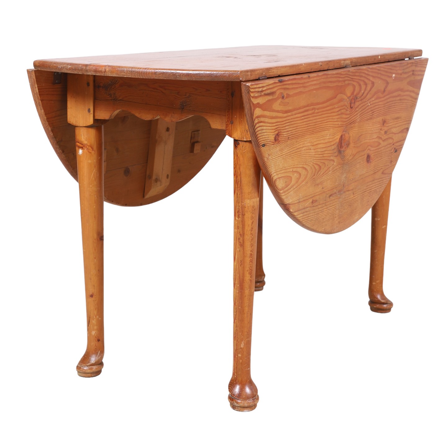 Scrubbed Pine Queen Anne Drop