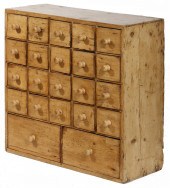 SCRUBBED PINE SPICE CABINET Sc