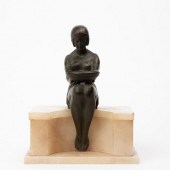 SCULPTURAL 'ENIGME' ART DECO L