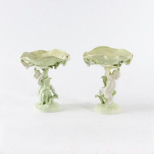 SCULPTURAL PORCELAIN TAZZE,