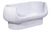 SCULPTURAL WICKER SETTEE BY IS