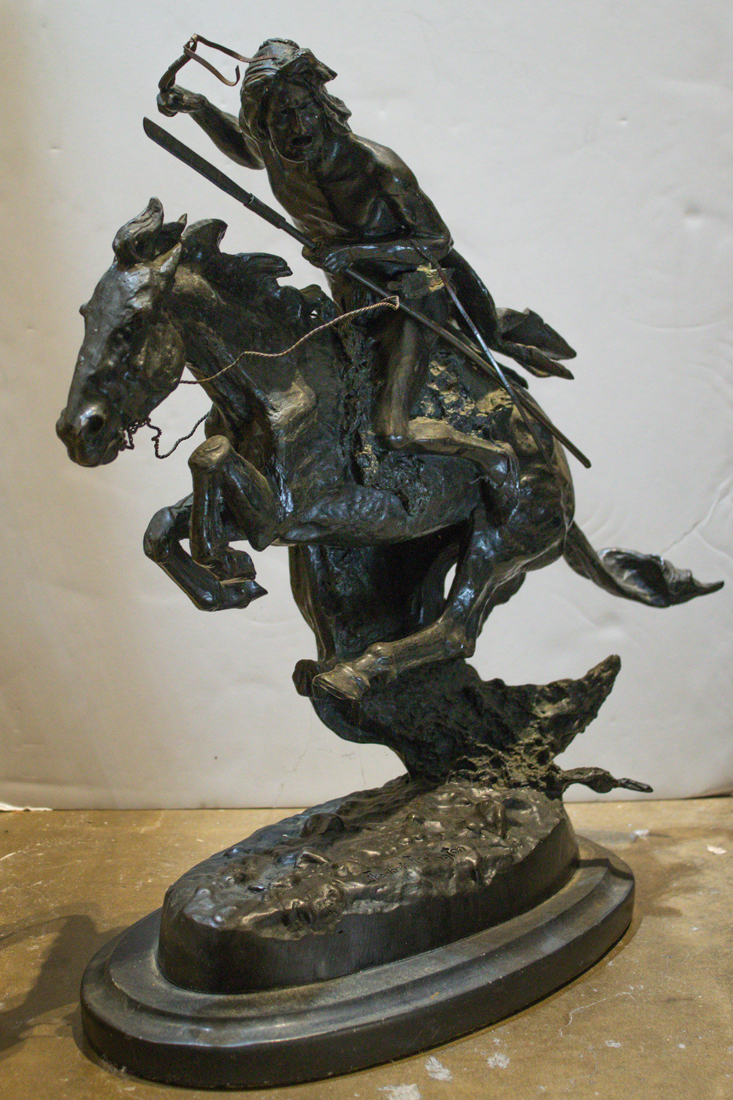 SCULPTURE, AFTER FREDERIC REMINGTON