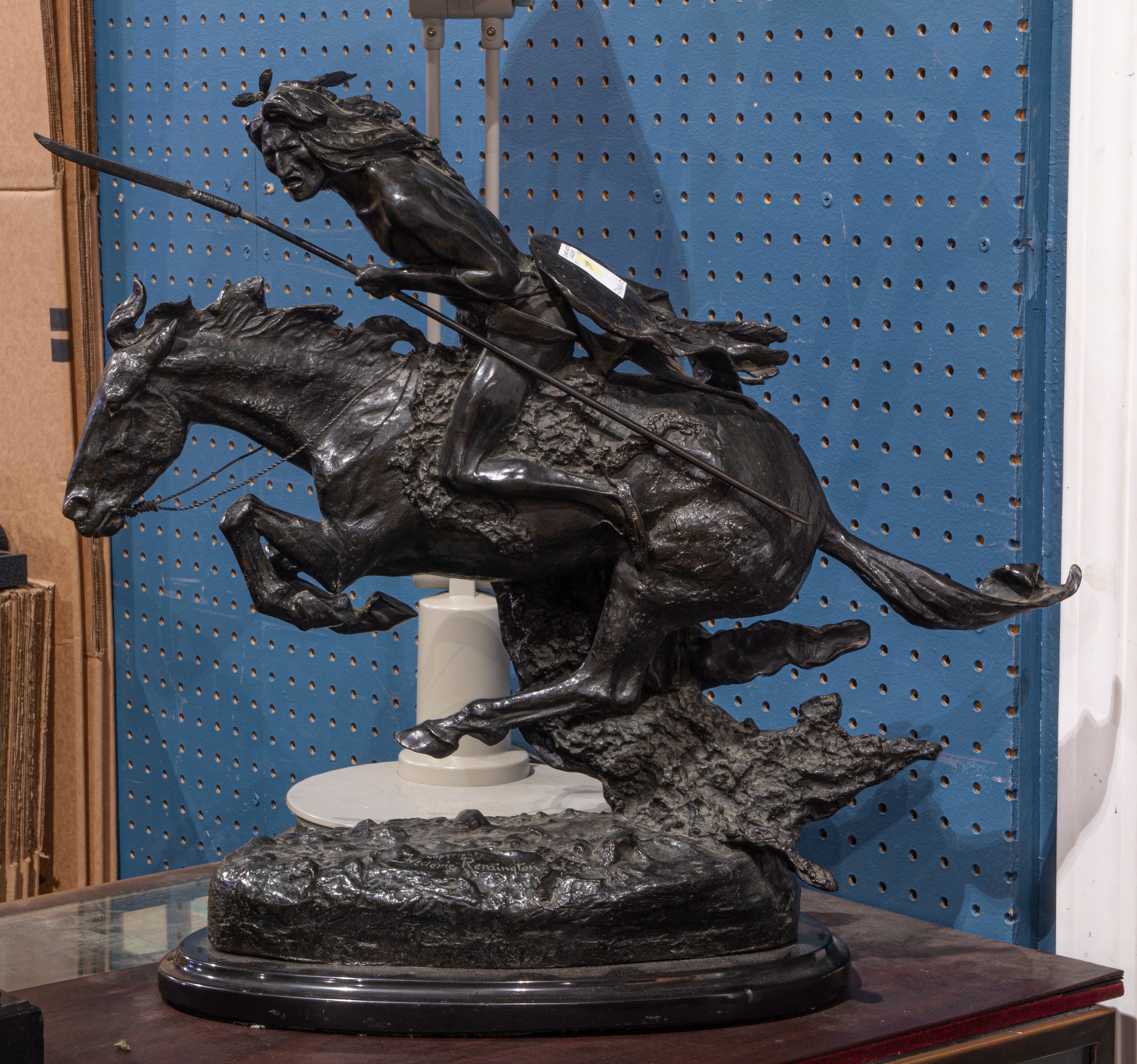 SCULPTURE, AFTER FREDERIC REMINGTON