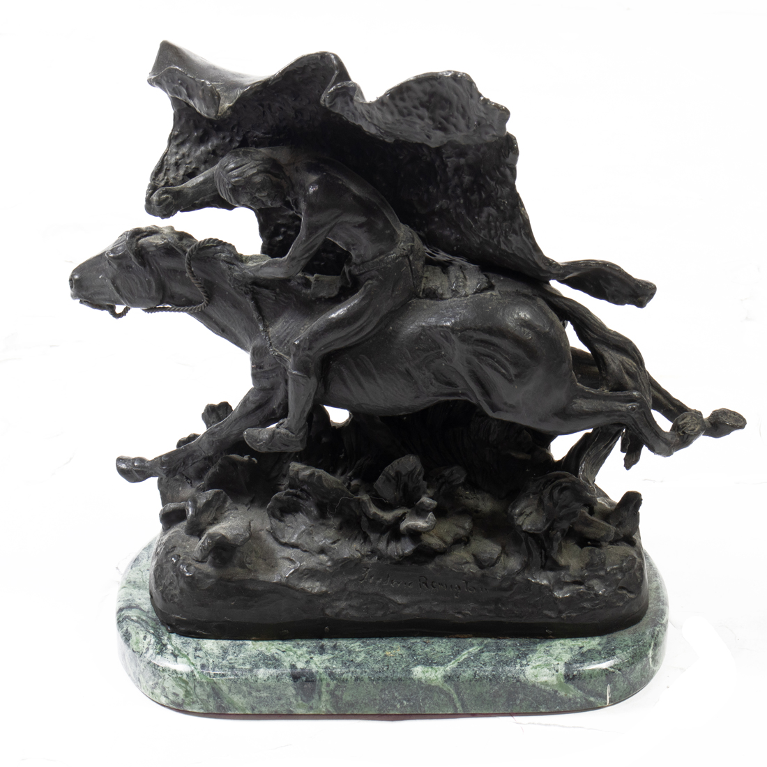 SCULPTURE, AFTER FREDERIC REMINGTON
