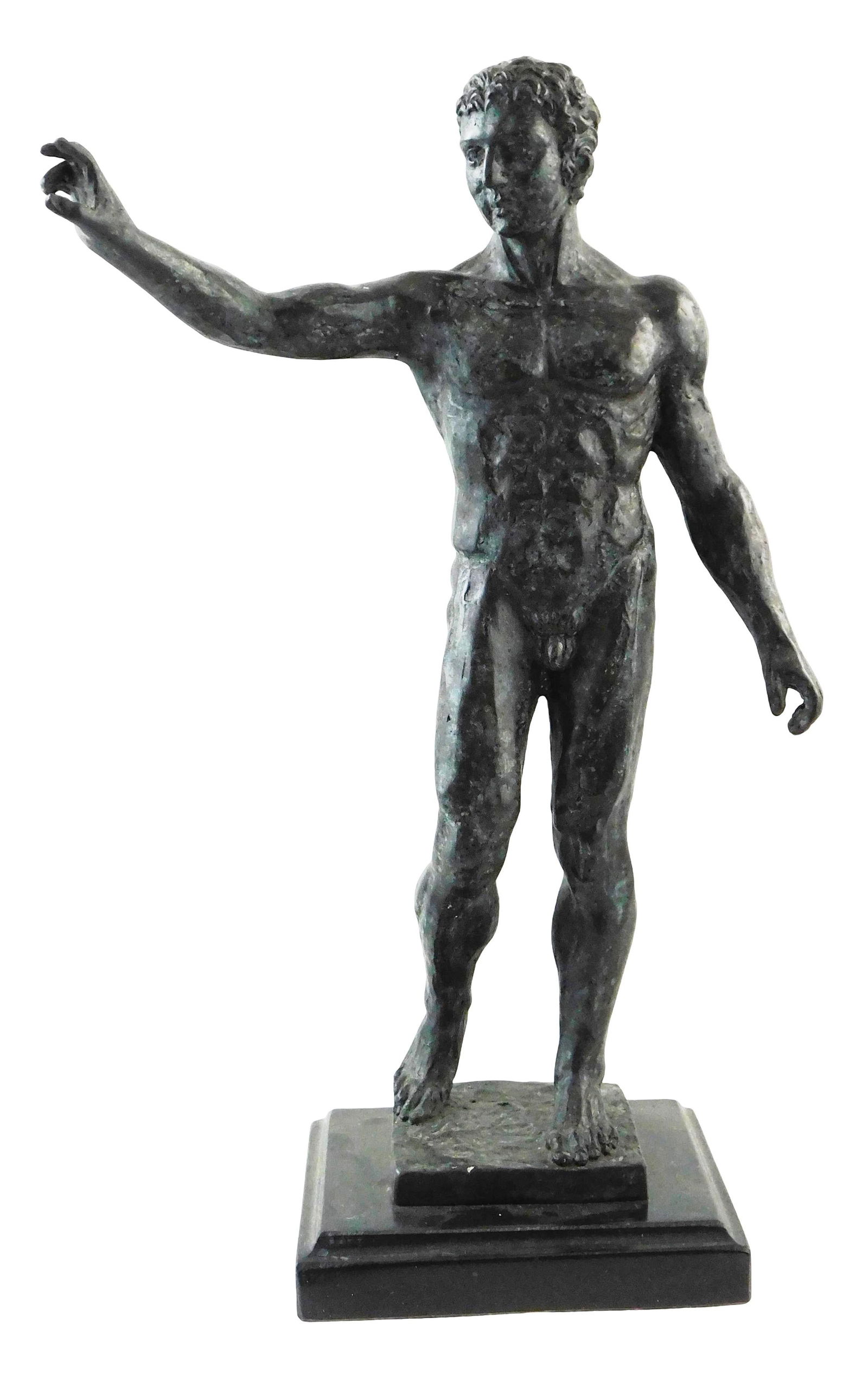 SCULPTURE: AFTER RODIN, NUDE MALE