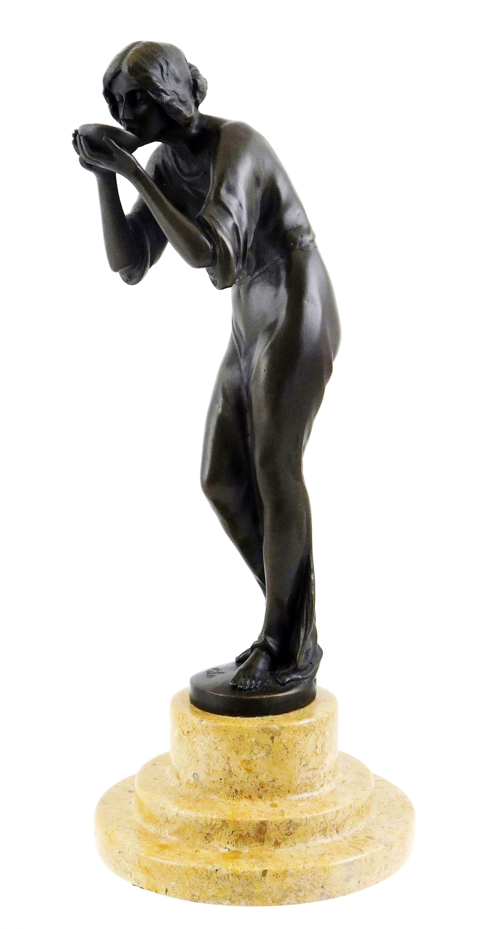 SCULPTURE: ART DECO STYLE WOMAN