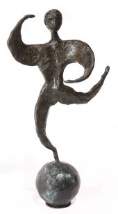 SCULPTURE, BALANCING DANCER Eu