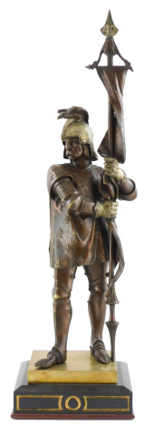 SCULPTURE: BRONZE DEPICTING FR