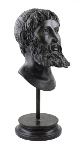 SCULPTURE: BRONZED GRECO-ROMAN