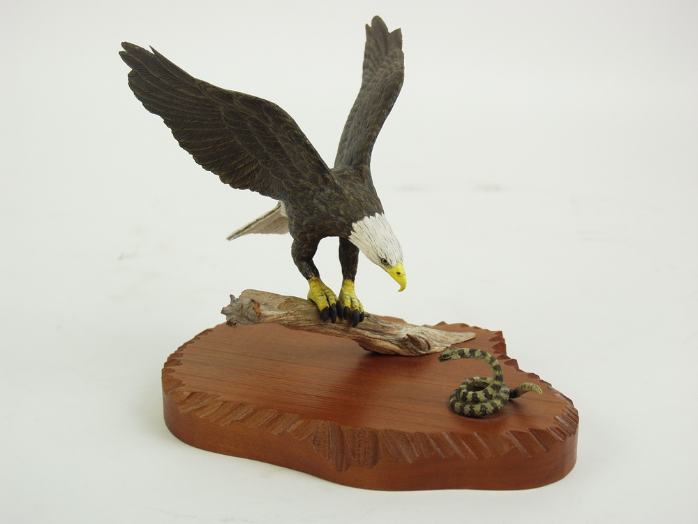 SCULPTURE - Hand carved and painted