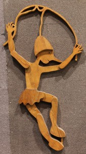 SCULPTURE, HANGING PINOCCHIO A