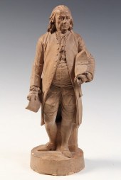 SCULPTURE OF BENJAMIN FRANKLIN