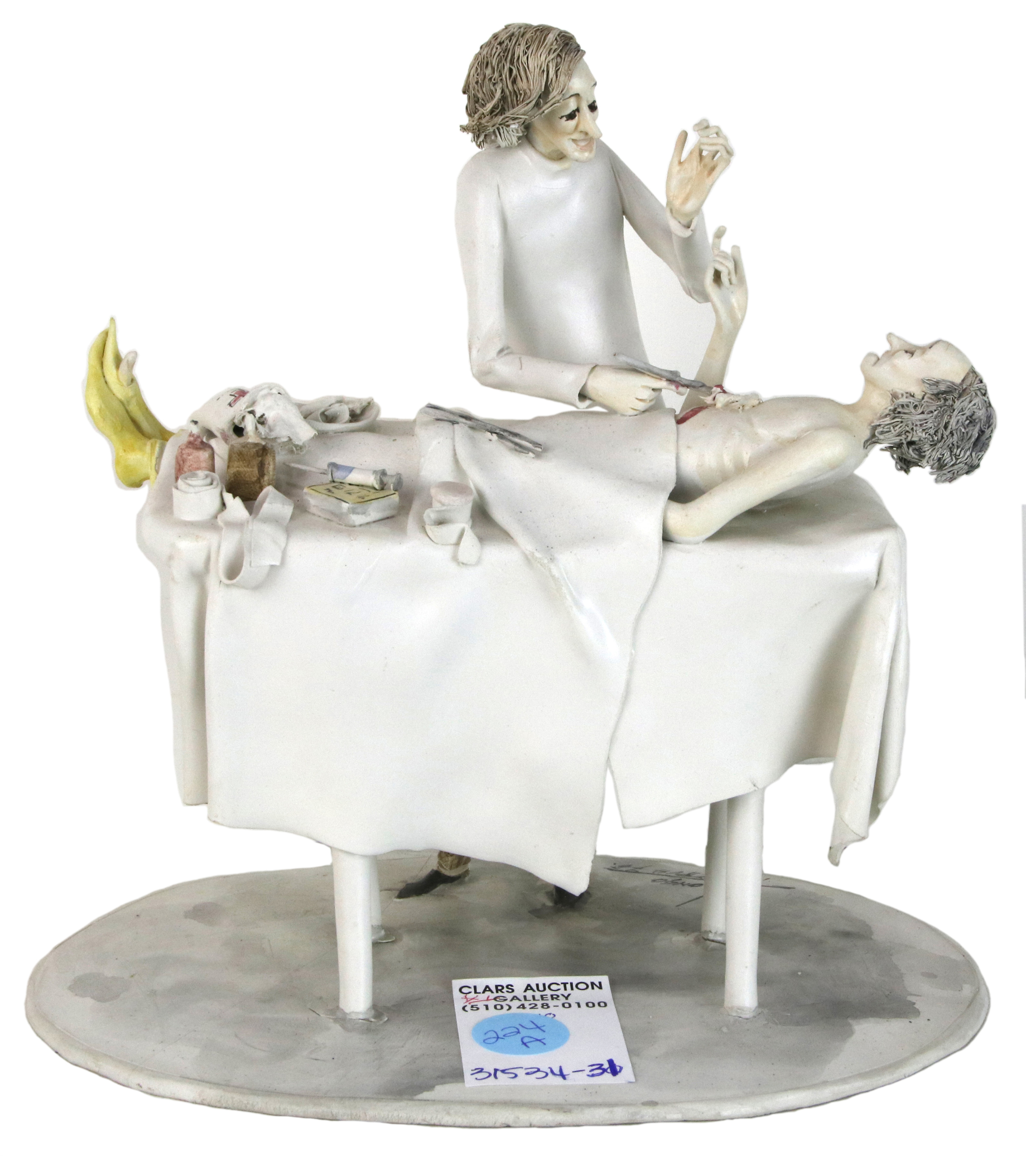 SCULPTURE, OPERATION TABLE, LONGO