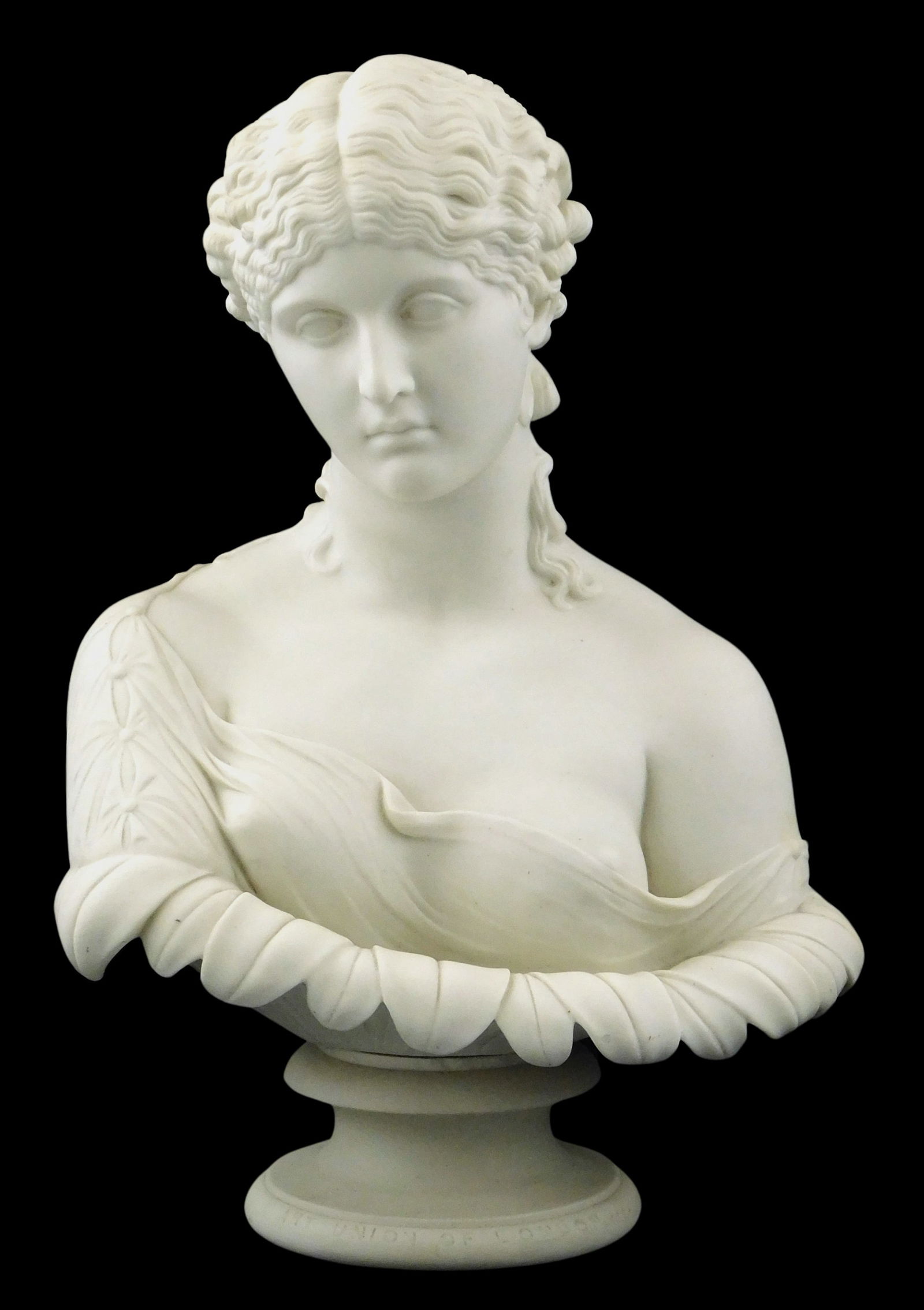 SCULPTURE: PARIAN BUST OF CLYTIE BY
