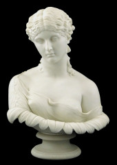 SCULPTURE: PARIAN BUST OF CLYT