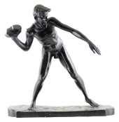 SCULPTURE: PATINATED BRONZE, N