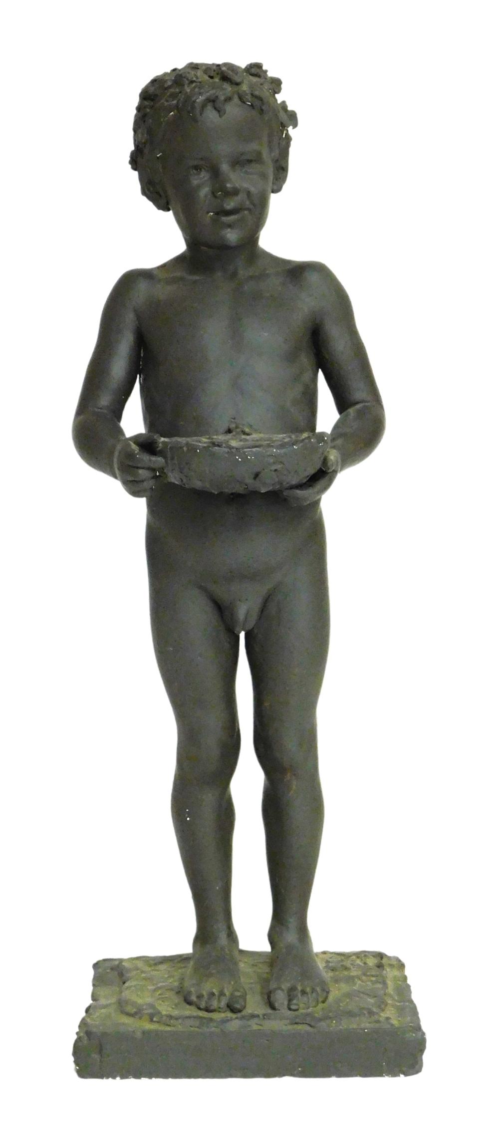 SCULPTURE: PLASTER CAST STATUE OF