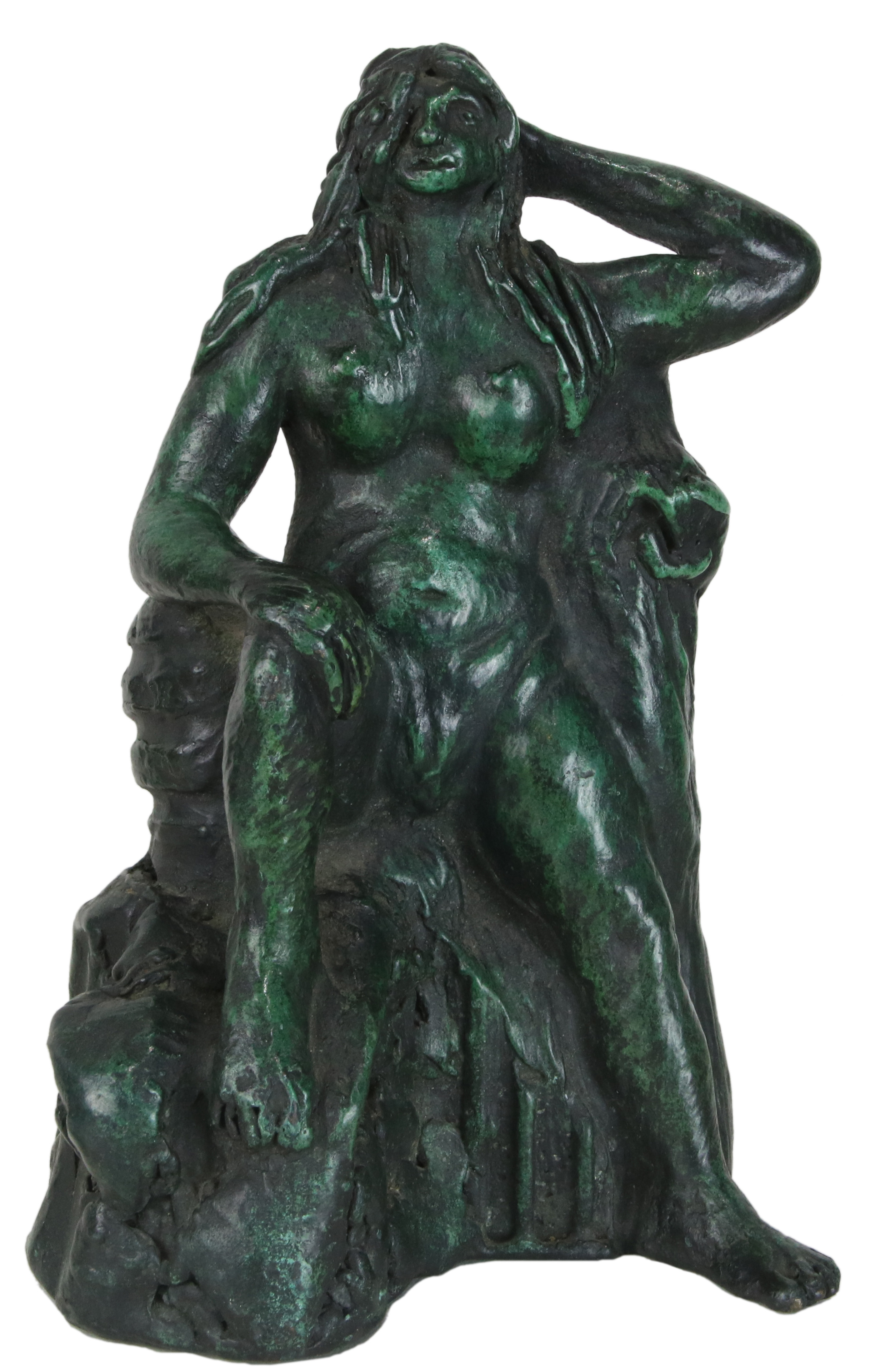 SCULPTURE, SEATED NUDE Seated Nude,