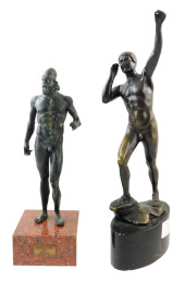 SCULPTURE: TWO CLASSICAL MALE