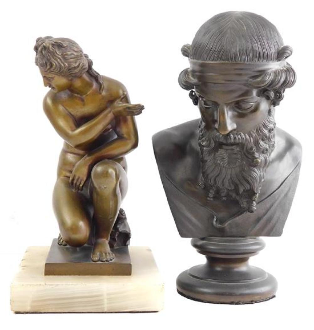 SCULPTURE: TWO CLASSICAL METAL