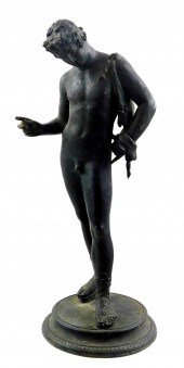 SCULTPURE: 19TH C. BRONZE ANTI
