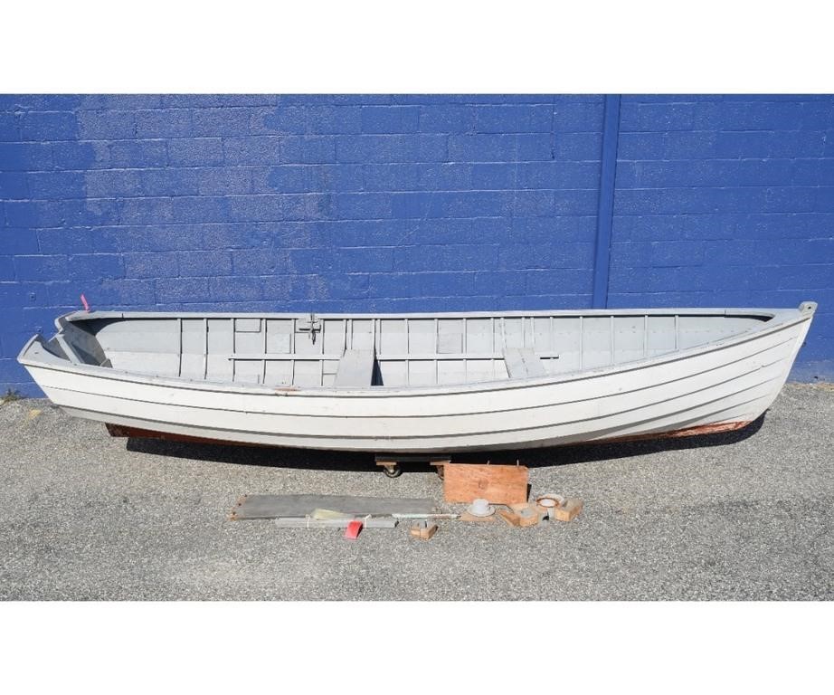 Seabright Skiff wooden rowing boat,