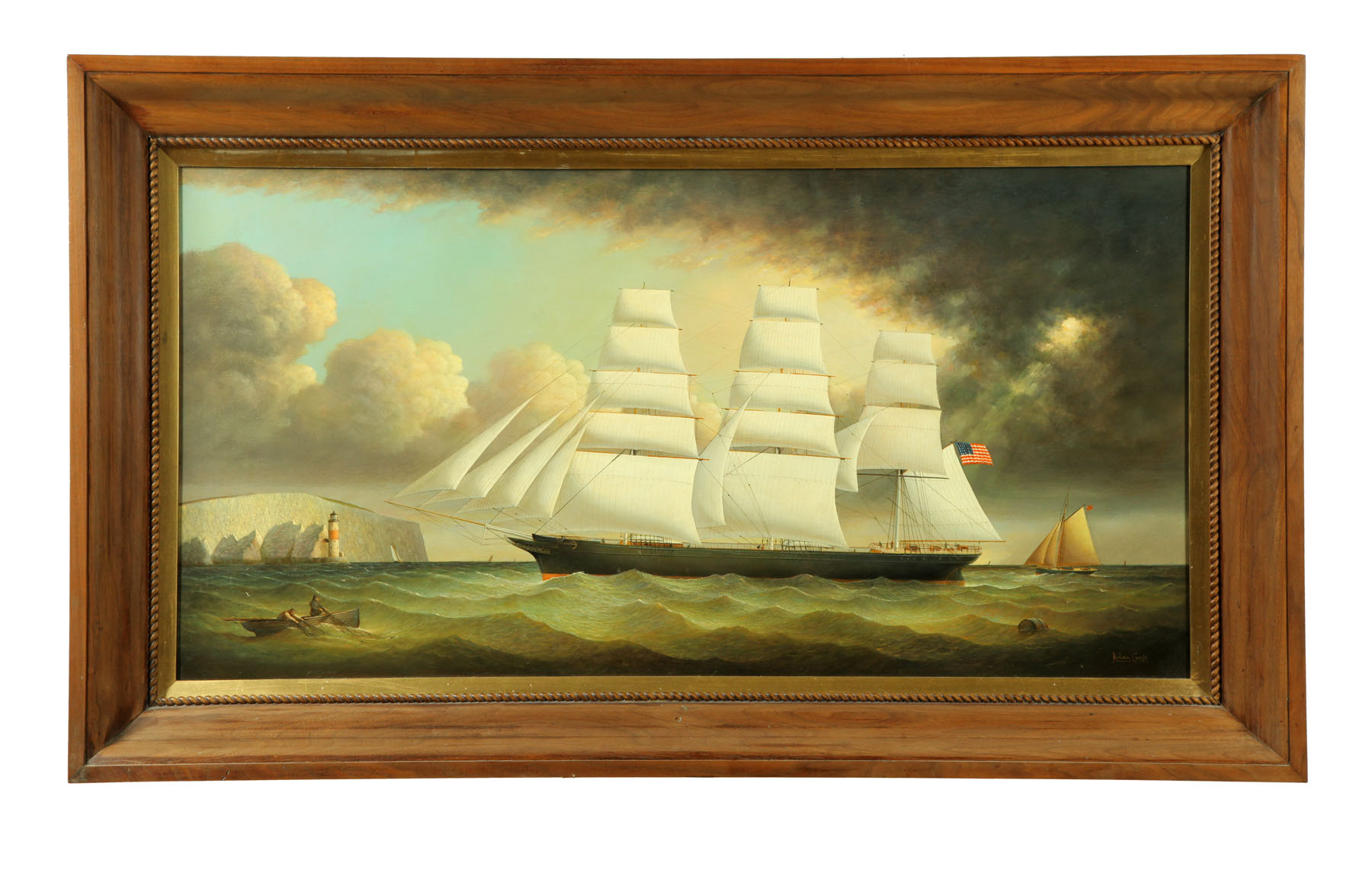 SEACAPE OF SAILING SHIPS AND THE