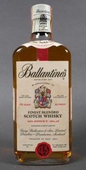 SEALED BOTTLE BALLANTINE'S SCO