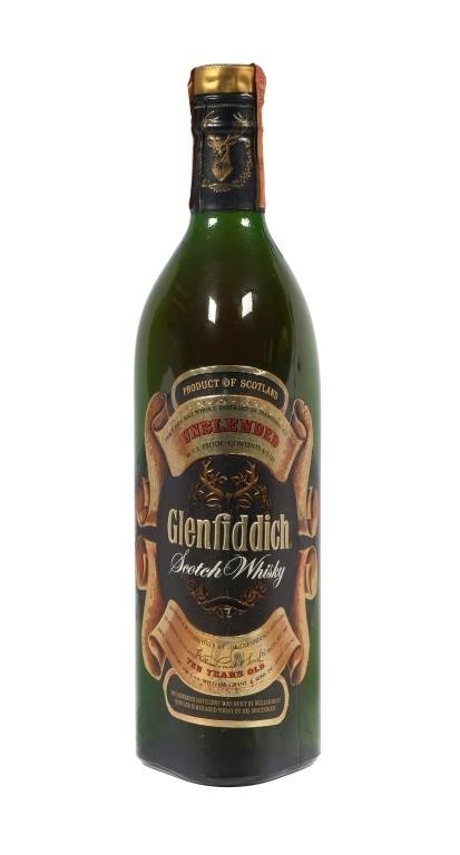 SEALED GLENFIDDICH UNBLENDED SCOTCH