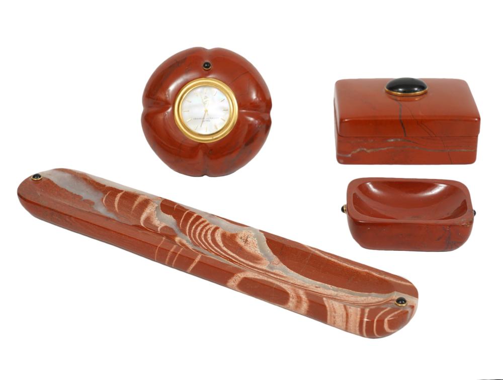 SEAMAN SCHEPPS 4 PC DESK SET JASPER