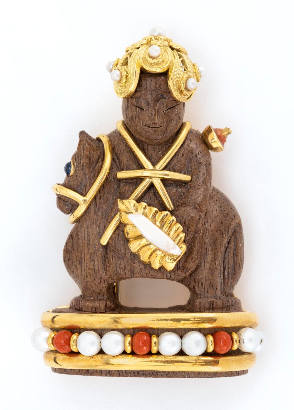 SEAMAN SCHEPPS "CHESSMAN" 18KT