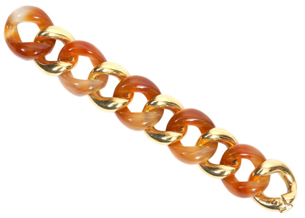 SEAMANN SCHEPPS 18K YG CARNELIAN