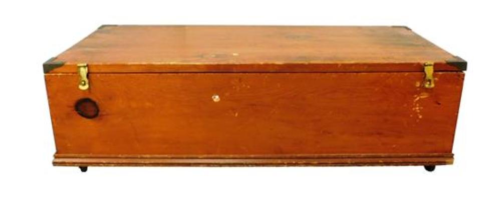 SEAMAN'S CHEST, AMERICAN, PINE,