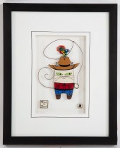 SEAN C. BROWN. "COWBOY CAT," M