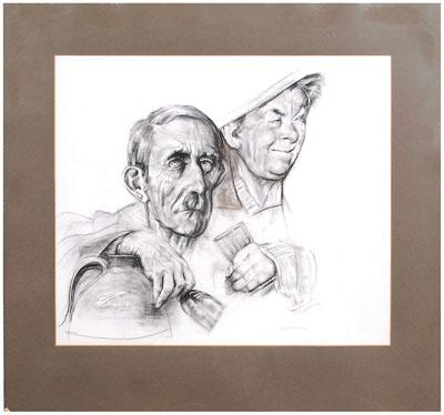 Sean Keating Irish drawing (Born