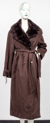 SEARLE FAUX FUR TRIMMED CASHME