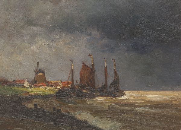 SEASCAPE, 20TH CENTURY 11 ¾" x 15