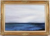 SEASCAPE ACRYLIC ON BOARD, SIG