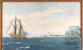 SEASCAPE DIORAMA 20TH CENTURY