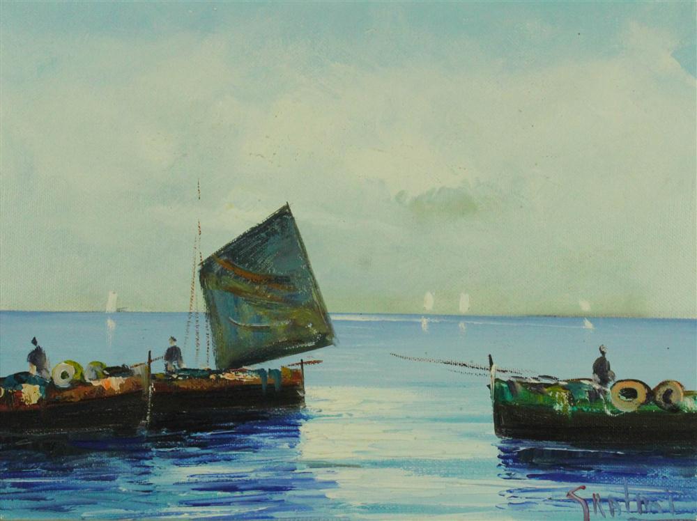 SEASCAPE Oil on canvas: 12 x 16 in.