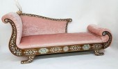 SEASHELL ENCRUSTED CHAISE LOUN