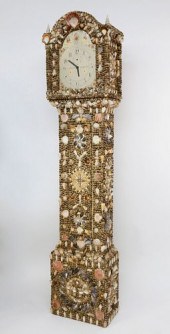 SEASHELL ENCRUSTED TALL CASE C