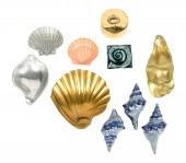 Seashell form decorative items